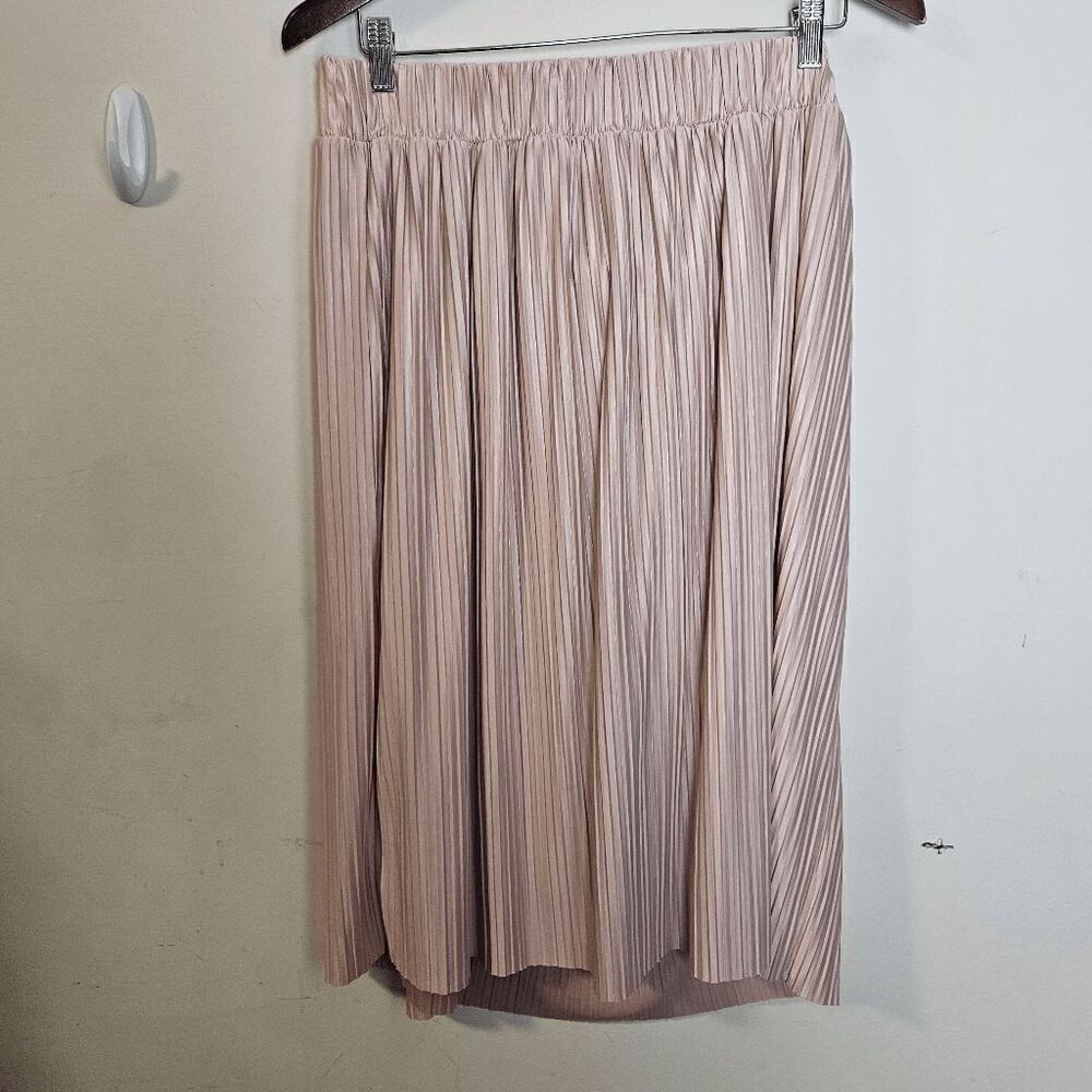 Torrid Accordian Pleated Skirt Women's Pale Pink Size XL